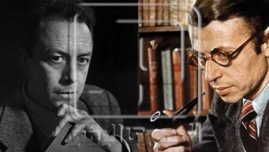 صورة “ألبير كامو” و”جان بول سارتر”.. صداقة فقطيعة