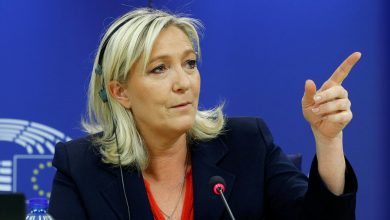 صورة زعيمة اليمين المتطرف تعلن ترشحها للانتخابات الرئاسية الفرنسية