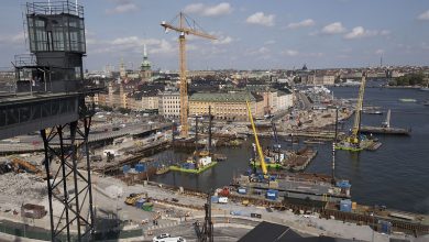صورة عمليات نقل “الجسر الذهبي” إلى وسط “ستوكهولم” تنتهي غداً
