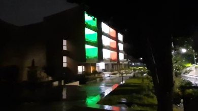 صورة روما.. السفارة العراق تنير مقرها بألوان العلم الإيطالي