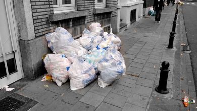 صورة كورونا يوقف جمع القمامة في بروكسل