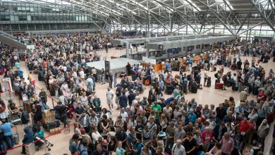 صورة أعداد ركاب المطارات الألمانية يتراجع بنسبة 98.6%
