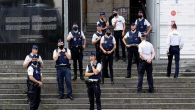 صورة بروكسل تنشر مزيداً من الشرطة لضمان تطبيق التباعد الاجتماعي