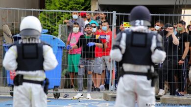 صورة المانيا.. مواجهات بين الشرطة ومواطنين يخضعون للحجر الصحي