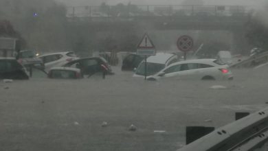 صورة أمطار غزيرة تتسبب بوفاة شخصين في “باليرمو”