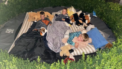 صورة الحر يدفع الهولنديين للنوم على الأرصفة وفي حدائق المنازل