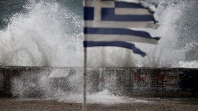 صورة العاصفة “ميديكين” تجتاح غرب اليونان