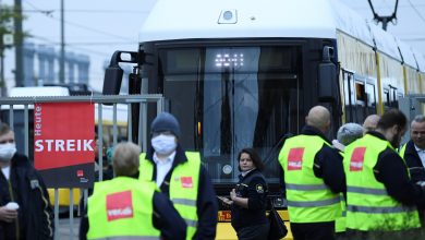 صورة إضراب عام يشلّ حركة النقل في ألمانيا