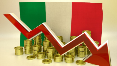 صورة توقعات بانكماش الاقتصاد الإيطالي 10% هذا العام