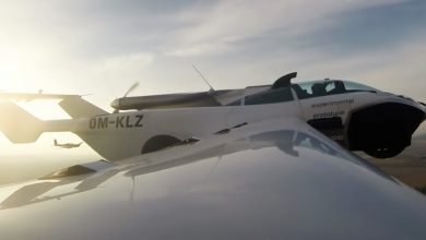 صورة فيديو.. اختبار  أول رحلة لسيارة طائرة في سلوفاكيا