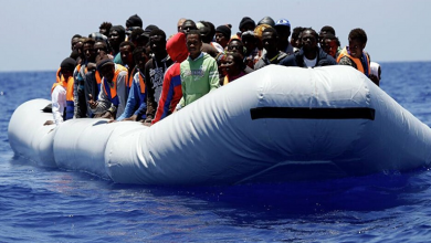 صورة إنقاذ عشرات المهاجرين قبالة سواحل تونس