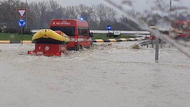 صورة اعلان “الإنذار الأحمر” بسبب الفيضانات شمال ايطاليا