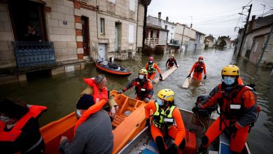 صورة ( صور ).. فيضانات عارمة تجتاح جنوب غرب فرنسا