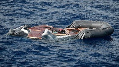 صورة فقدان أثر 41 مهاجرا بعد غرق قاربهم في المتوسط قبل أيام