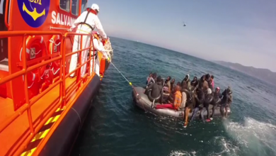 صورة السلطات الإسبانية تنقذ 16 مهاجرا جزائريا في المتوسط