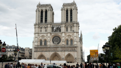 صورة استعدادا لترميمها.. الانتهاء من أعمال تدعيم كاتدرائية  ” نوتردام ” في باريس