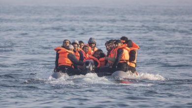 صورة إنقاذ عشرات المهاجرين قبالة سواحل بلجيكا