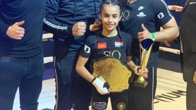 صورة “أميرة طاهري” طفلة هولندية مغربية تفوز ببطولة العالم في الكيك بوكسينغ