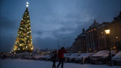صورة الثلوج ستغطي السويد يوم عيد الميلاد