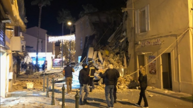 صورة جرحى ومفقودين تحت الأنقاض في انهيار مبنى شمال فرنسا