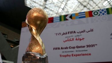 صورة تأهل قطر وتونس إلى نصف نهائي كأس العرب بكرة القدم