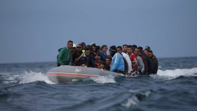 صورة وصول مئات المهاجرين الجزائريين غير الشرعيين إلى سواحل إسبانيا
