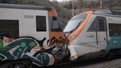 صورة أكثر من 150 جريحا في تصادم قطارين شرق إسبانيا
