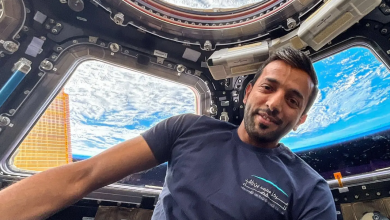 صورة فيديو.. رائد فضاء إماراتي يحتفل بقدوم رمضان من محطة الفضاء الدولية