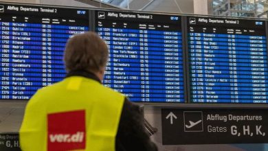 صورة ألمانيا.. إلغاء مئات الرحلات الجوية بسبب إضراب العمال في 4 مطارات