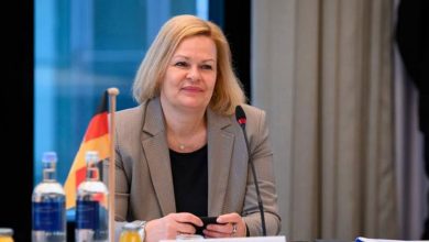 صورة وزيرة داخلية ألمانيا تؤكد رفضها منح أموال إضافية لاستضافة لاجئين