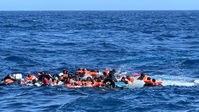 صورة فقدان أثر 22 مهاجرا قبالة سواحل إيطاليا