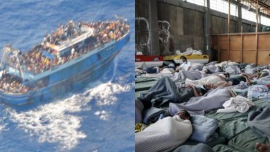 صورة اليونان..استمرار البحث عن ناجين في كارثة غرق قارب يقل مهاجرين وسلطات البلاد تعلن الحداد