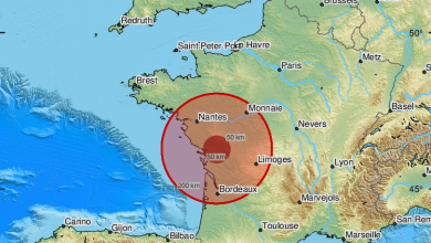 صورة زلزال قوي يضرب غرب فرنسا