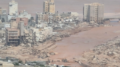 صورة إعصار دانيال في ليبيا.. التوقعات تتجه إلى 10 آلاف قتيل ونحو 100 ألف مفقود