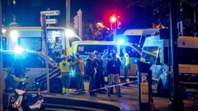 صورة مقتل شخصين في هجوم نفذه تونسي ضد مواطنين سويديين ببروكسل