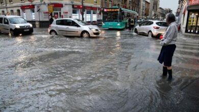 صورة تحذيرات من أمطار غزيرة وفيضانات في 8 مقاطعات فرنسية