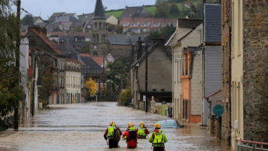 صورة فيضانات تضرب شمال فرنسا.. وإغلاق عشرات المدارس