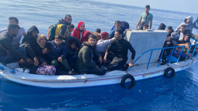 صورة إنقاذ 29 مهاجرا سوريا قبالة سواحل لبنان