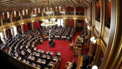 صورة برلمان النرويج يتبنى مقترحا يدعو الحكومة للاعتراف بدولة فلسطين