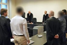 صورة محكمة ألمانية تدين شقيقين سوريين بتهمة “الإرهاب”