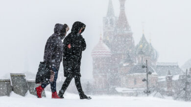 صورة توقعات بسقوط ثلوج على موسكو غير مسبوقة منذ 63 عاما