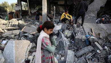 صورة حصيلة ضحايا القصف الإسرائيلي على غزة تتخطى الـ 18200 قتيل