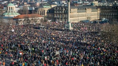 صورة الألمان ينتفضون ضد اليمين المتطرف.. 1.4 مليون شخص يتظاهرون ضد حزب “البديل” الشعبوي