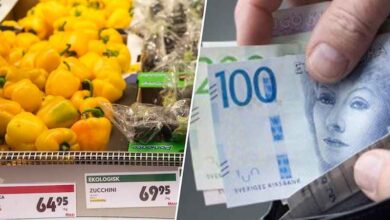 صورة أسعار المواد الغذائية في السويد ترتفع لمستوى قياسي العام الماضي