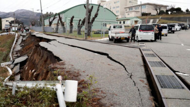 صورة “فيديوهات”.. اليابان تستقبل العام الجديد بزلزال قوته 7.6 درجة