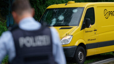 صورة سطو مسلح يستهدف سيارة لنقل الأموال في ألمانيا