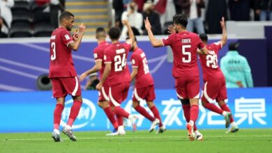 صورة قطر تكمل عقد المربع الذهبي لكأس آسيا