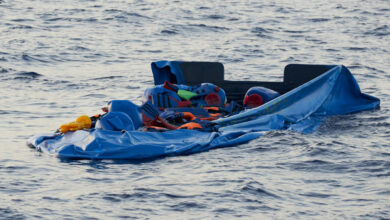 صورة فقدان 34 مهاجرا بعد غرق قاربهم قبالة تونس