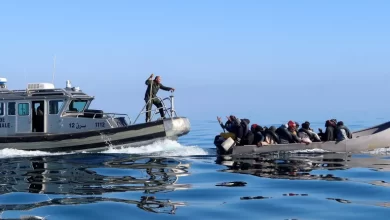 صورة انتشال جثتين وإنقاذ نحو 1200 مهاجر قبالة سواحل تونس