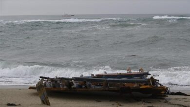 صورة وفاة 9 مهاجرين في غرق قارب قبالة سواحل إيطاليا